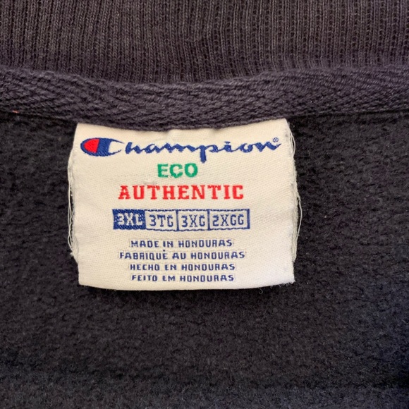 Bleached Vintage Champion Crew Neck - Picture 3 of 4